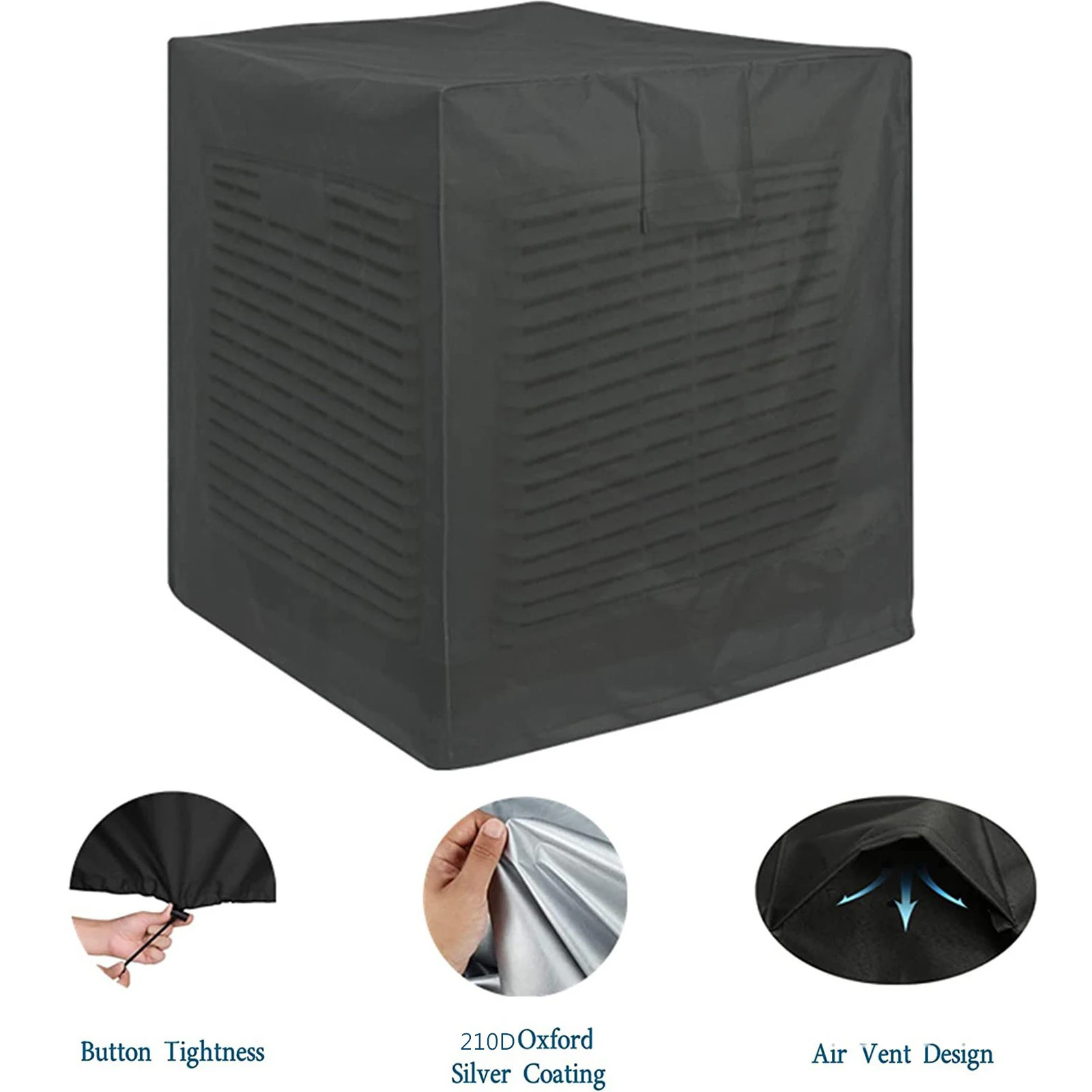 Central Air Conditioner Cover for Outside Units Waterproof Heavy Duty AC Unit for Outdoor Large AC Cover
Central Air Conditioner Cover for Outside Units Waterproof Heavy Duty AC Unit for Outdoor Large AC Cover