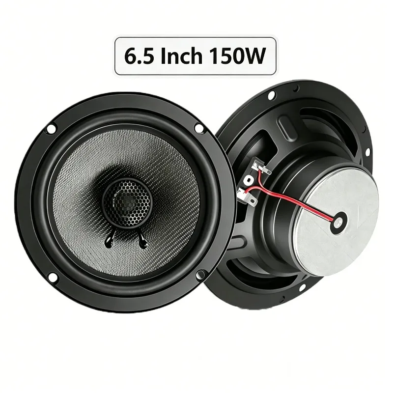 2 Pcs 6.5 Inch 150W Peak Power 4 Ohm Coaxial Car Speaker Premium Stereo Sound Hifi Music Loudspeaker For Car SUV Home Theater
2 Pcs 6.5 Inch 150W Peak Power 4 Ohm Coaxial Car Speaker Premium Stereo Sound Hifi Music Loudspeaker For Car SUV Home Theater