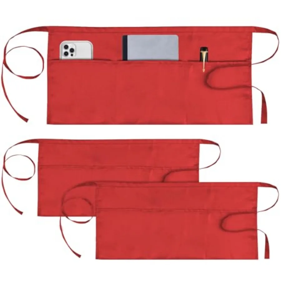 Server Apron, Waitress Apron with 3 Pockets, Short Aprons for Women with Pockets for Servers, Waiter, Waitress
Server Apron, Waitress Apron with 3 Pockets, Short Aprons for Women with Pockets for Servers, Waiter, Waitress