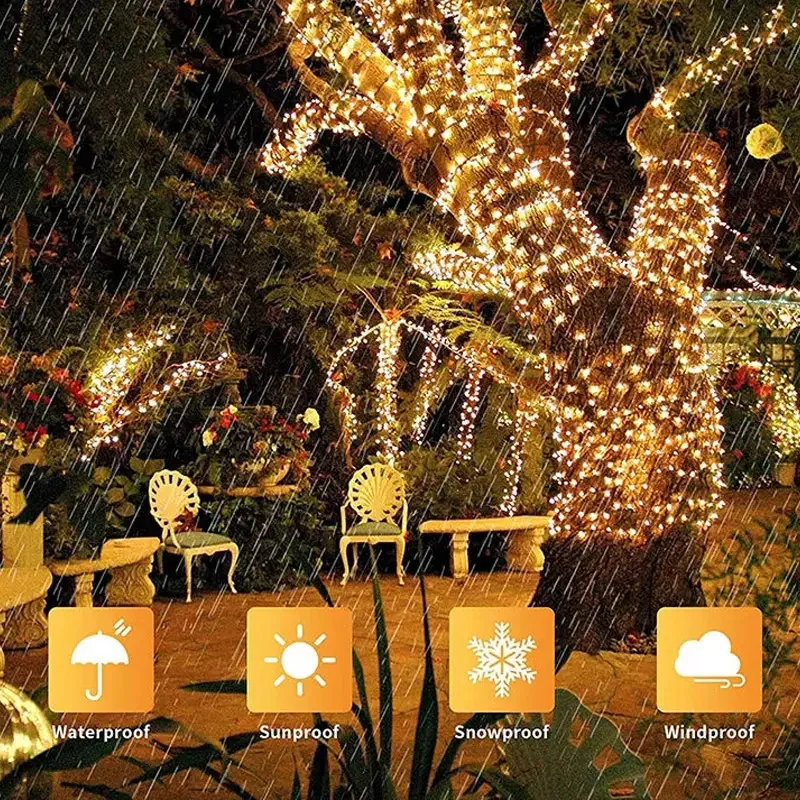 Solar Fairy Lights Outdoor Waterproof LED String Light Strip Chain for Garden House Christmas Decorations 50/100/200 Garlands
Solar Fairy Lights Outdoor Waterproof LED String Light Strip Chain for Garden House Christmas Decorations 50/100/200 Garlands