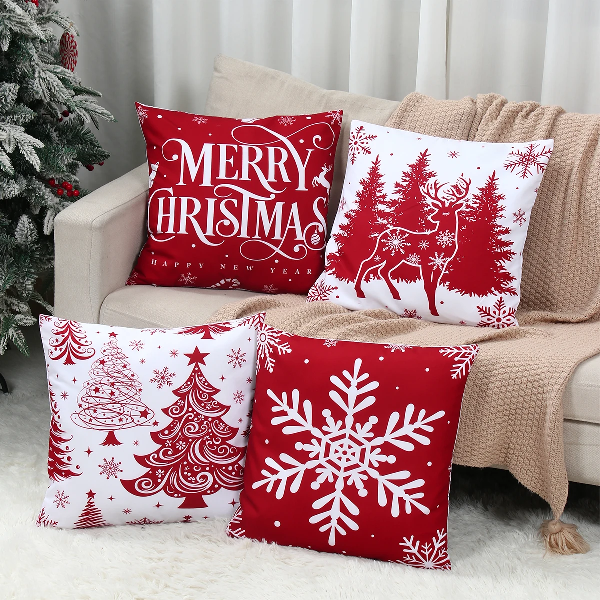 4pcs Christmas Cushion Cover Pillowcase Merry Christmas Decoration 2025 Xmas Pillow Cases Home Xmas Gifts Pillow Covers 2025
4pcs Christmas Cushion Cover Pillowcase Merry Christmas Decoration 2025 Xmas Pillow Cases Home Xmas Gifts Pillow Covers 2025