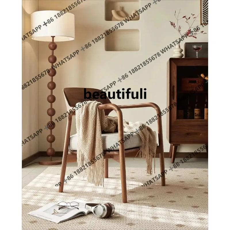 H North American black walnut single sofa chair household living room solid wood soft bag chair
H North American black walnut single sofa chair household living room solid wood soft bag chair