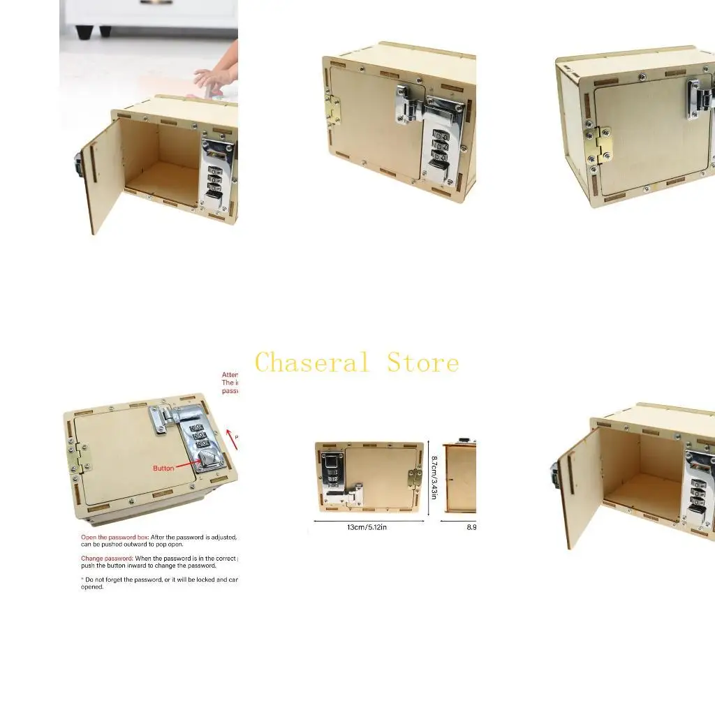 E7CE Practical Mechanical Lock Box Toy for Kids Hands on Science Learning Skills
E7CE Practical Mechanical Lock Box Toy for Kids Hands on Science Learning Skills