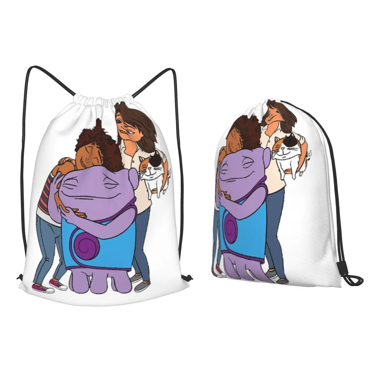Oh The Boov Backpacks Portable Drawstring Bundle Pocket Sports Bag Book Bags for Man Woman Students
Oh The Boov Backpacks Portable Drawstring Bundle Pocket Sports Bag Book Bags for Man Woman Students