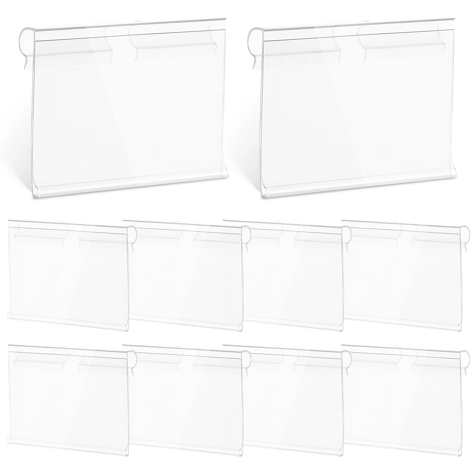 60 pcs Supermarket Signs Rack Clips Holders Shelf Metal Display Reusable PVC Transparent Price Tags Storage Bins
60 pcs Supermarket Signs Rack Clips Holders Shelf Metal Display Reusable PVC Transparent Price Tags Storage Bins