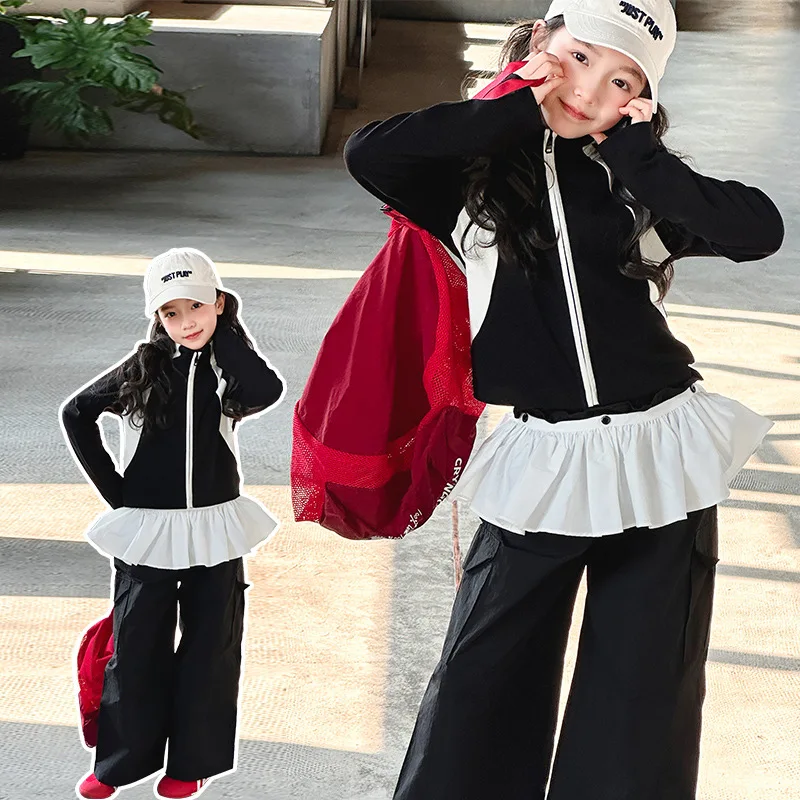 Осенние детские комплекты для девочек, лоскутное пальто на молнии + брюки-карго с эластичной резинкой на талии, комплекты из двух предметов для маленьких девочек, комплекты с длинными рукавами для девочек от 4 до 14 лет
Осенние детские комплекты для девочек, лоскутное пальто на молнии + брюки-карго с эластичной резинкой на талии, комплекты из двух предметов для маленьких девочек, комплекты с длинными рукавами для девочек от 4 до 14 лет