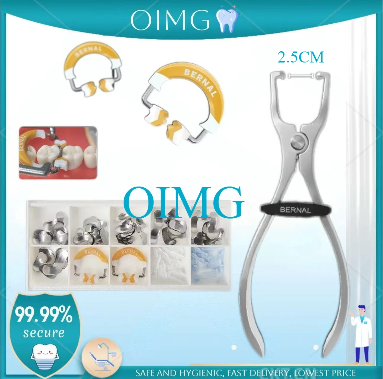 1 SET High-quality accessories Dentistrys Materials BERNALs Douban Forming System Kit Segmented Matrix System Kit
1 SET High-quality accessories Dentistrys Materials BERNALs Douban Forming System Kit Segmented Matrix System Kit