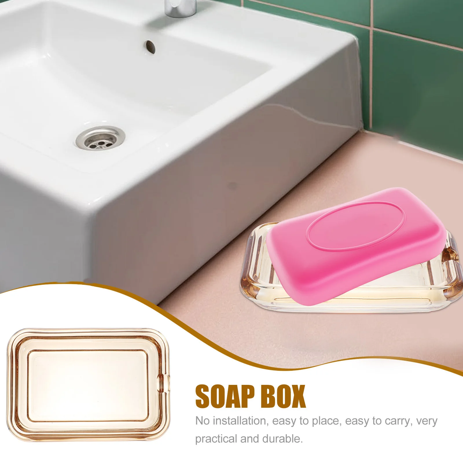 Soap Dish Easy to Place No Assembly Needed Decorative Home Accessory Keeps Soap Dry Hygienic Daily Use Bathroom
Soap Dish Easy to Place No Assembly Needed Decorative Home Accessory Keeps Soap Dry Hygienic Daily Use Bathroom