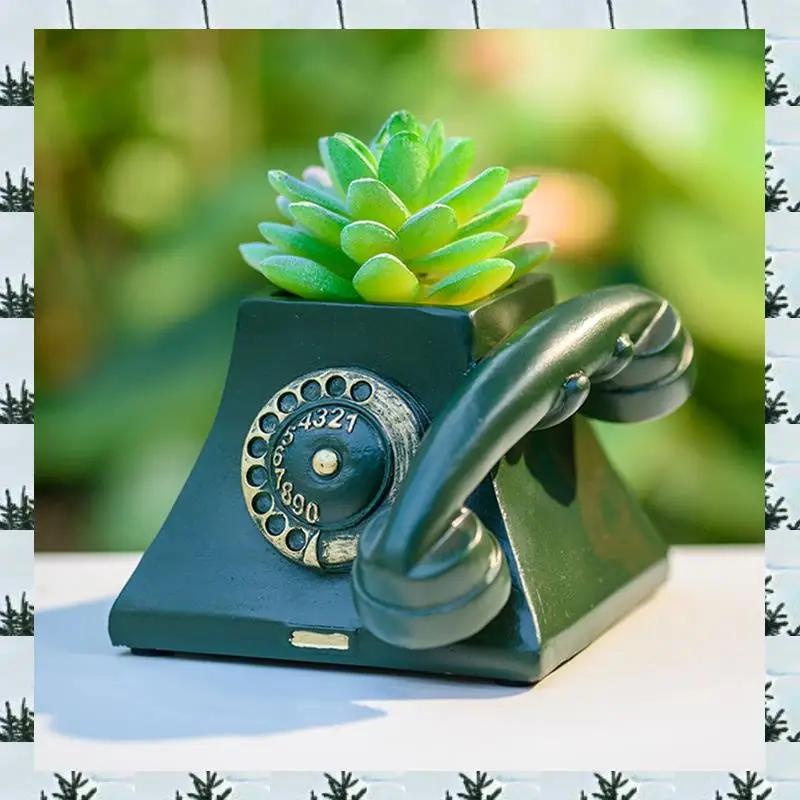 Small Telephone Succulent Planter With Drain Hole Flowerpot Desk Decorate Ornament Personalized Gift Living Room Craftsb Durable
Small Telephone Succulent Planter With Drain Hole Flowerpot Desk Decorate Ornament Personalized Gift Living Room Craftsb Durable
