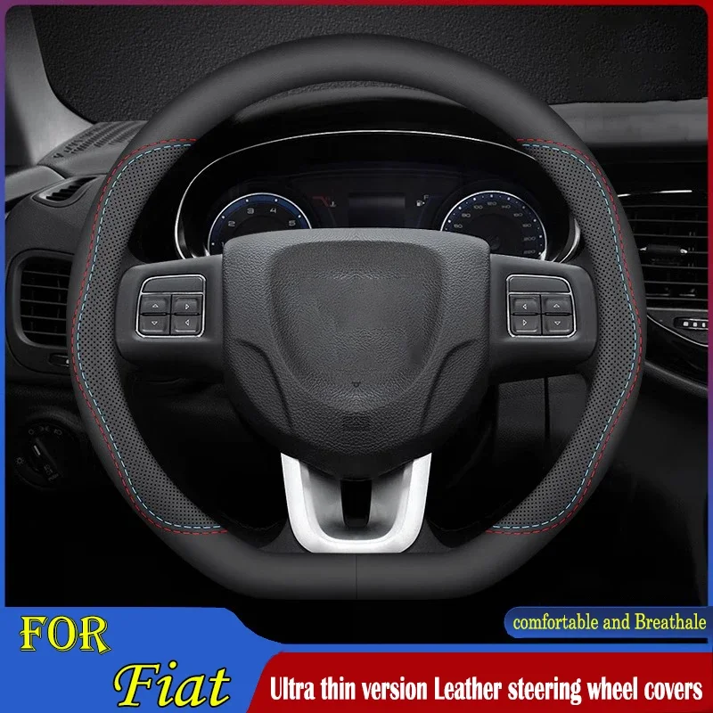 Автомобильный чехол на руль для Fiat 500/Viaggio/Ottimo/Dodge Journey/Freemont/Bravo D O, оплетка на руль
Автомобильный чехол на руль для Fiat 500/Viaggio/Ottimo/Dodge Journey/Freemont/Bravo D O, оплетка на руль