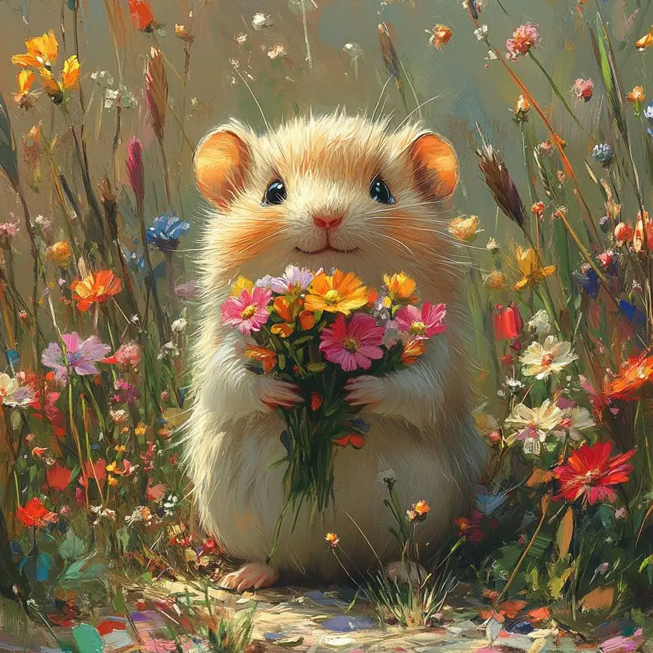 GATYZTORY 5d Diamond Painting Kits For Adults Cute hamster Full Square Drill Crafts Diy set For Beginners Animals Art Wall Decor
GATYZTORY 5d Diamond Painting Kits For Adults Cute hamster Full Square Drill Crafts Diy set For Beginners Animals Art Wall Decor