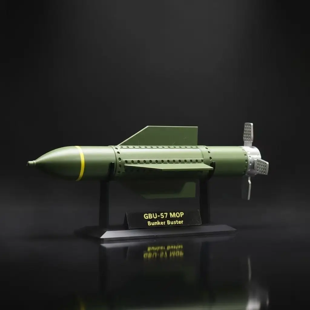 2026 New Premium GBU-57 MOP Bunker Buster 3D Printed Model Realistic High Detail Military Collectible Desktop Decor Hobby Gifts
2026 New Premium GBU-57 MOP Bunker Buster 3D Printed Model Realistic High Detail Military Collectible Desktop Decor Hobby Gifts