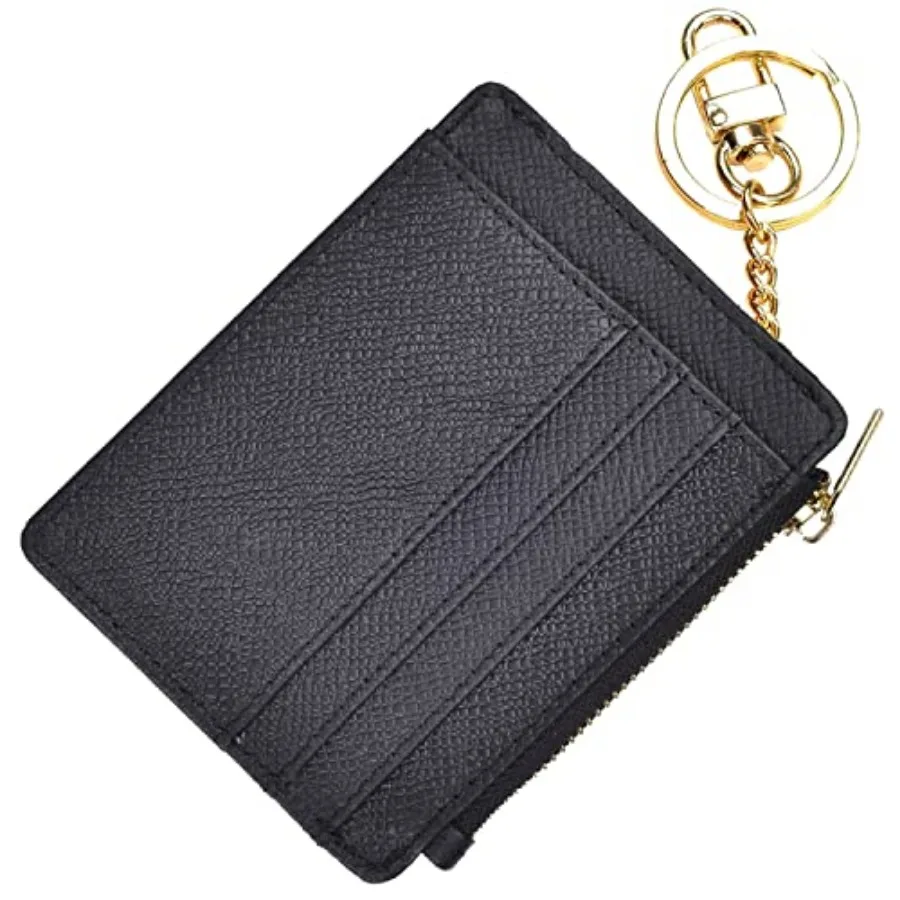Slim RFID Credit Card Holder for Women Mini Front Pocket Wallet Purse With Keychain
Slim RFID Credit Card Holder for Women Mini Front Pocket Wallet Purse With Keychain