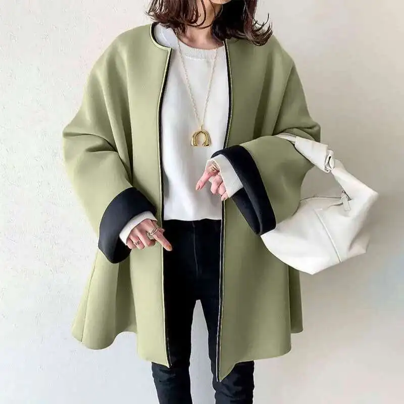 5-color Japanese and Korean Solid Color Jacket, Thickened Composite Jacket, 2025 Autumn and Winter New Loose Small Fragrance
5-color Japanese and Korean Solid Color Jacket, Thickened Composite Jacket, 2025 Autumn and Winter New Loose Small Fragrance