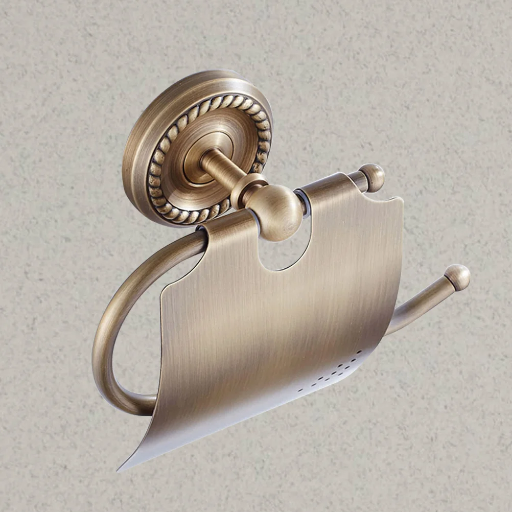 1Pcs Brass Toilet Paper Holder Sturdy Alloy Rust-Resistant Wall Mount Bathroom Storage Organizer Modern Elegant Design for Home
1Pcs Brass Toilet Paper Holder Sturdy Alloy Rust-Resistant Wall Mount Bathroom Storage Organizer Modern Elegant Design for Home
