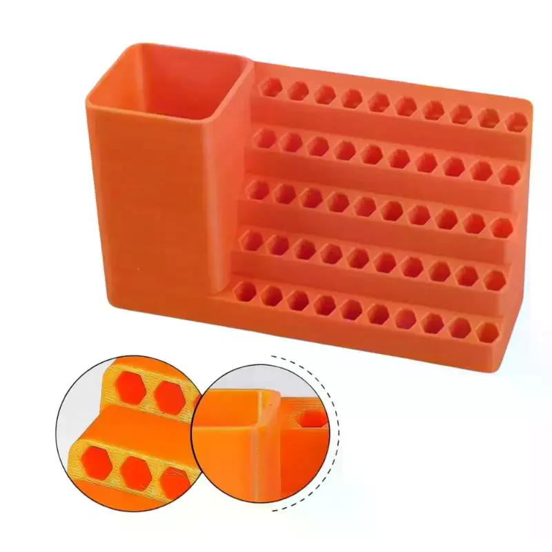 DIY Bit Organizer Board, 50 Hole Stand for Screwdriver & Drill Bits, Magnetic Base for Quick Access, Saves Toolbox Space
DIY Bit Organizer Board, 50 Hole Stand for Screwdriver & Drill Bits, Magnetic Base for Quick Access, Saves Toolbox Space