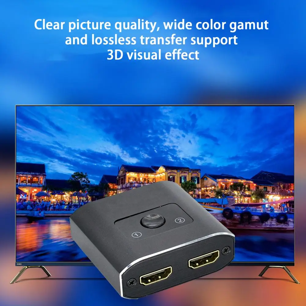 Audio Converter Sensitive Plug And Play 2 Ports Clear Sound HDMI-compatible Switch TV Accessories
Audio Converter Sensitive Plug And Play 2 Ports Clear Sound HDMI-compatible Switch TV Accessories