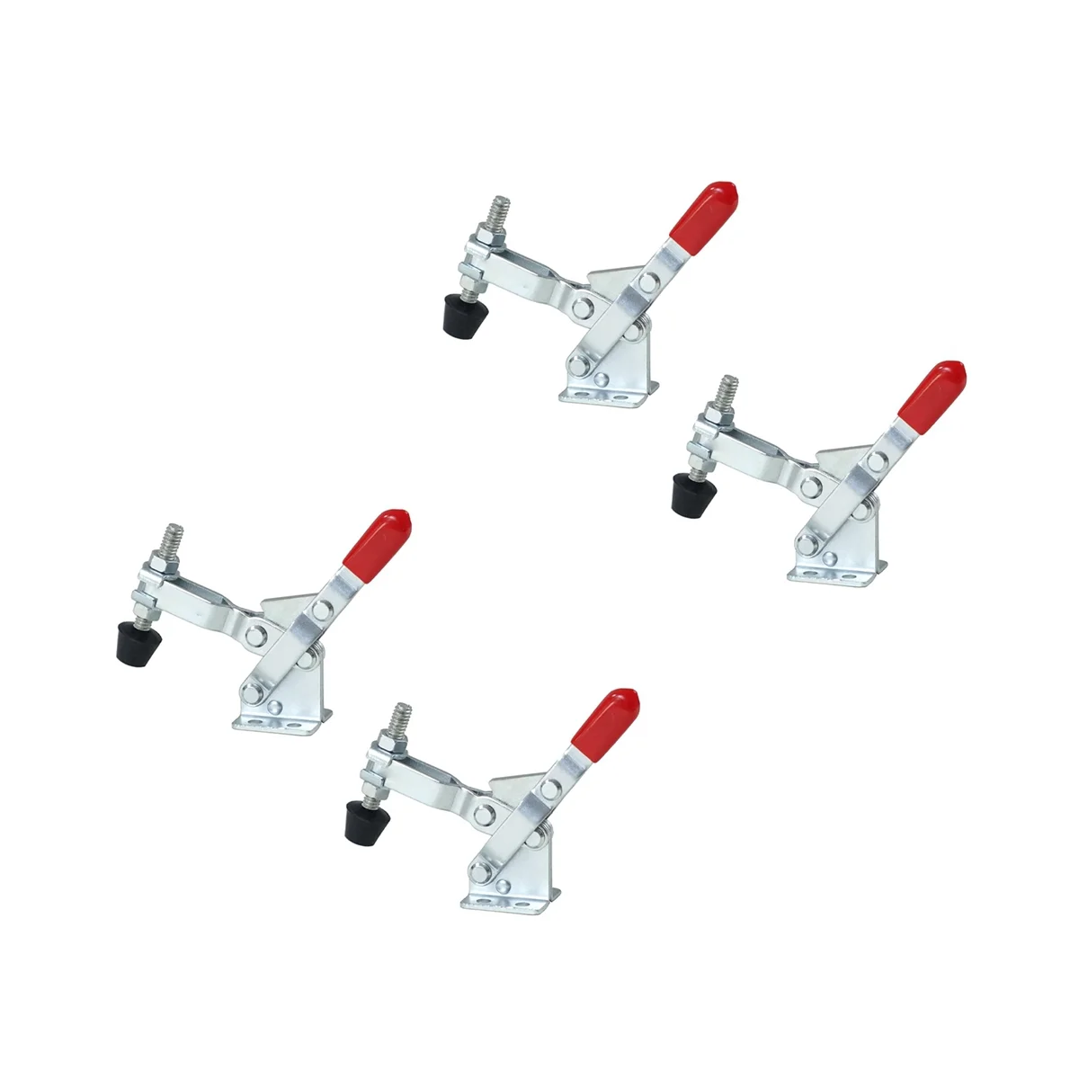 4PCS Vertical Quick-Release Toggle Clamp 102B - 220 Ibs Holding Capacity W Rubber Pressure Tip
4PCS Vertical Quick-Release Toggle Clamp 102B - 220 Ibs Holding Capacity W Rubber Pressure Tip