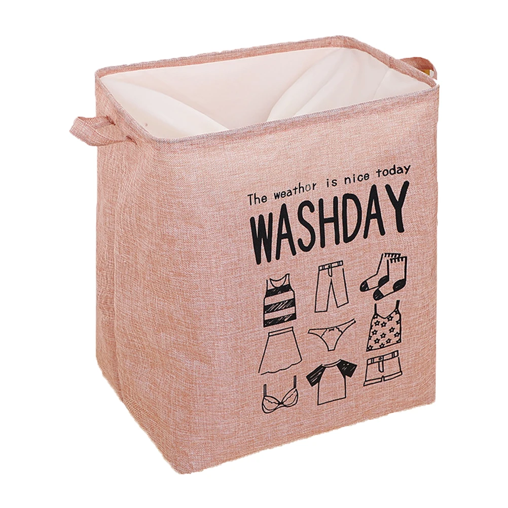 Cotton Fabric Laundry Basket Large Capacity Foldable Dirty Clothes Container Pink Handle Quilt Baskets Storage Bedroom Kids Toys
Cotton Fabric Laundry Basket Large Capacity Foldable Dirty Clothes Container Pink Handle Quilt Baskets Storage Bedroom Kids Toys