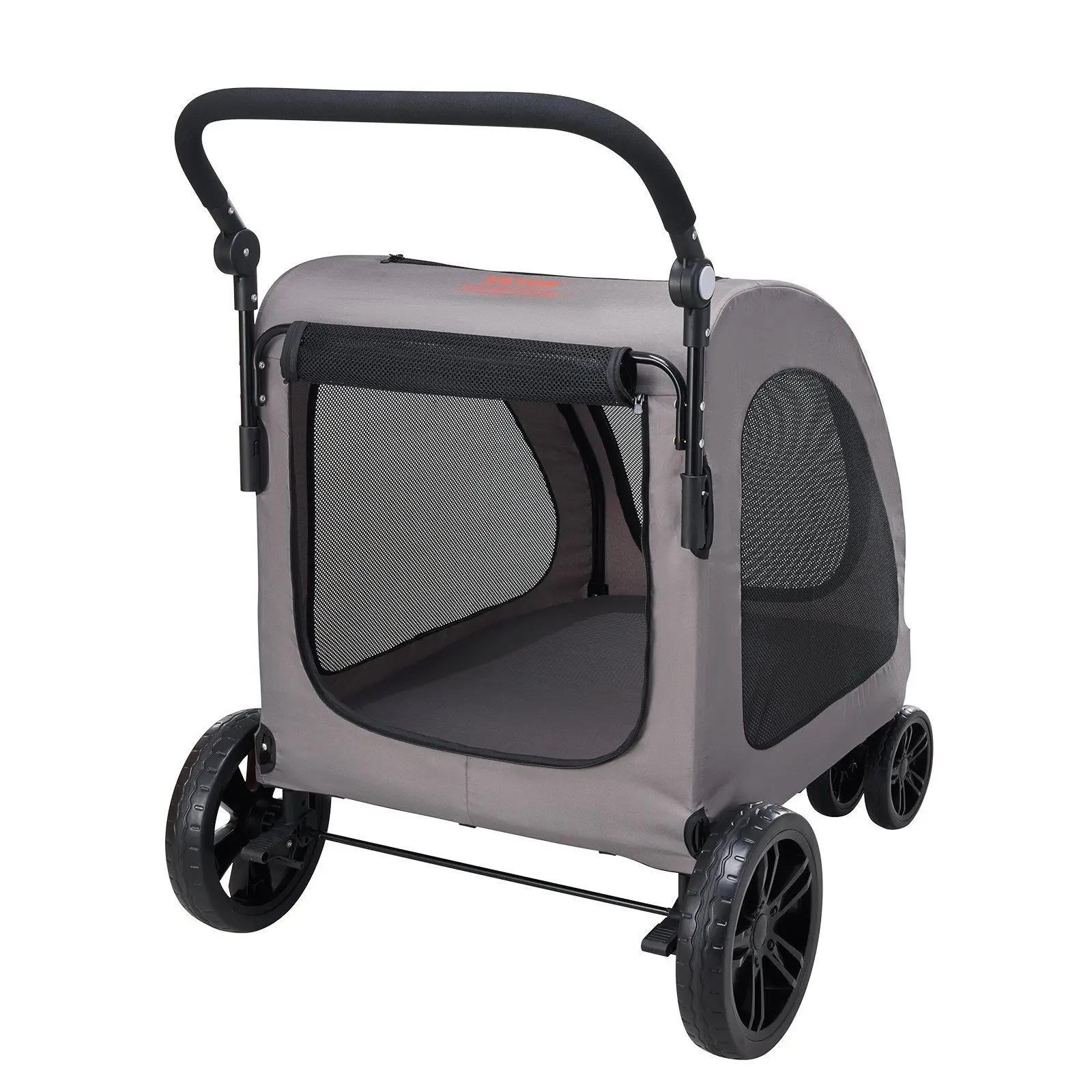 Pet Stroller 4-Wheels Dog Stroller Carrier 160lbs Weight Capacity Portable
Pet Stroller 4-Wheels Dog Stroller Carrier 160lbs Weight Capacity Portable