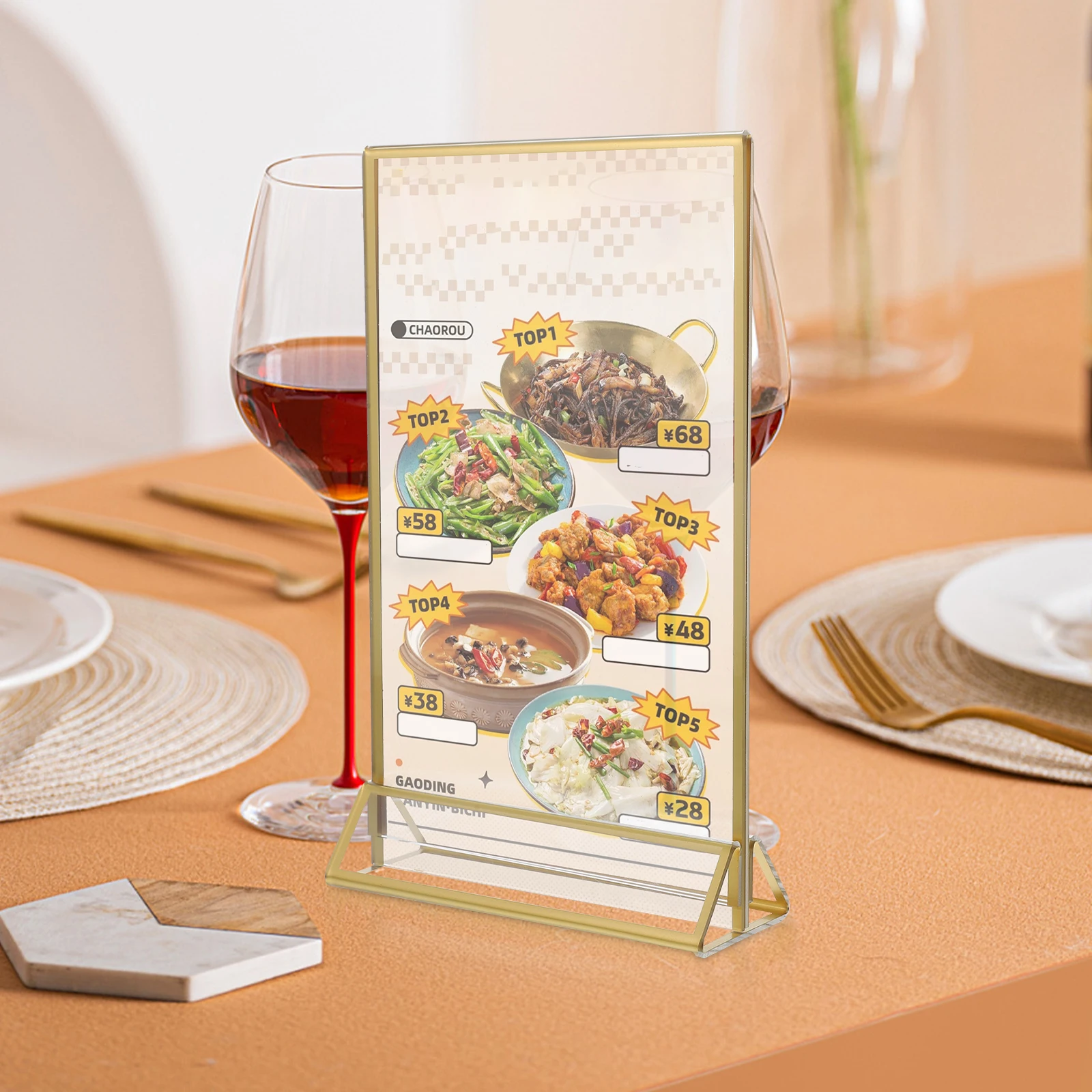 6 Pcs Liquor Brand Table Menu Stand Acrylic Holders Clear Sign for Restaurant
6 Pcs Liquor Brand Table Menu Stand Acrylic Holders Clear Sign for Restaurant