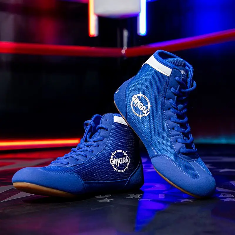 Men's and Women's Professional Wrestling Shoes Indoor Training Boxing Shoes Non-slip Outdoor Breathable Wrestling Boots
Men's and Women's Professional Wrestling Shoes Indoor Training Boxing Shoes Non-slip Outdoor Breathable Wrestling Boots