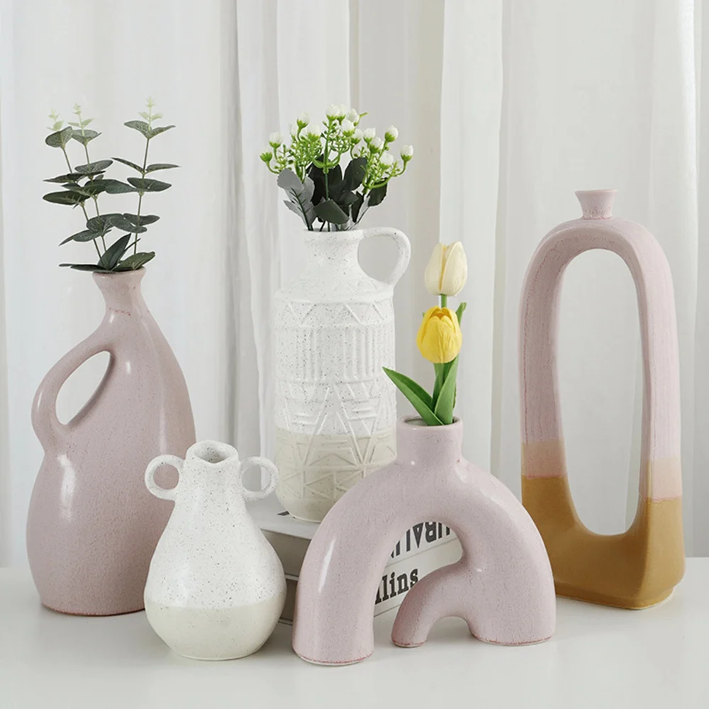 1ceramic decoration vaseCreative retro flower arrangement flower decoration modern vase Creative Abstract Desk Nordic Minimalist
1ceramic decoration vaseCreative retro flower arrangement flower decoration modern vase Creative Abstract Desk Nordic Minimalist