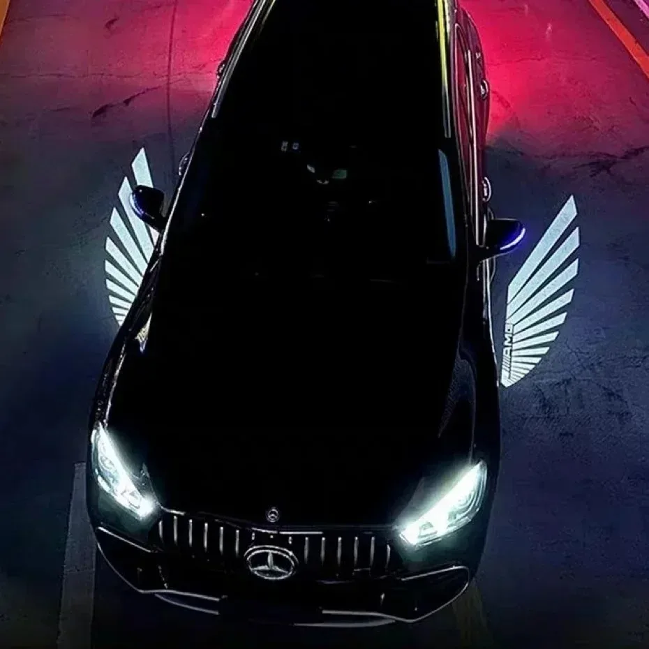 Auto Carpet Lamp AMG Logo Light Angel Wing For Mercedes-Benz C Class W205 E Class W213 GT Welcome Door Rearview Mirror Car Decor
Auto Carpet Lamp AMG Logo Light Angel Wing For Mercedes-Benz C Class W205 E Class W213 GT Welcome Door Rearview Mirror Car Decor