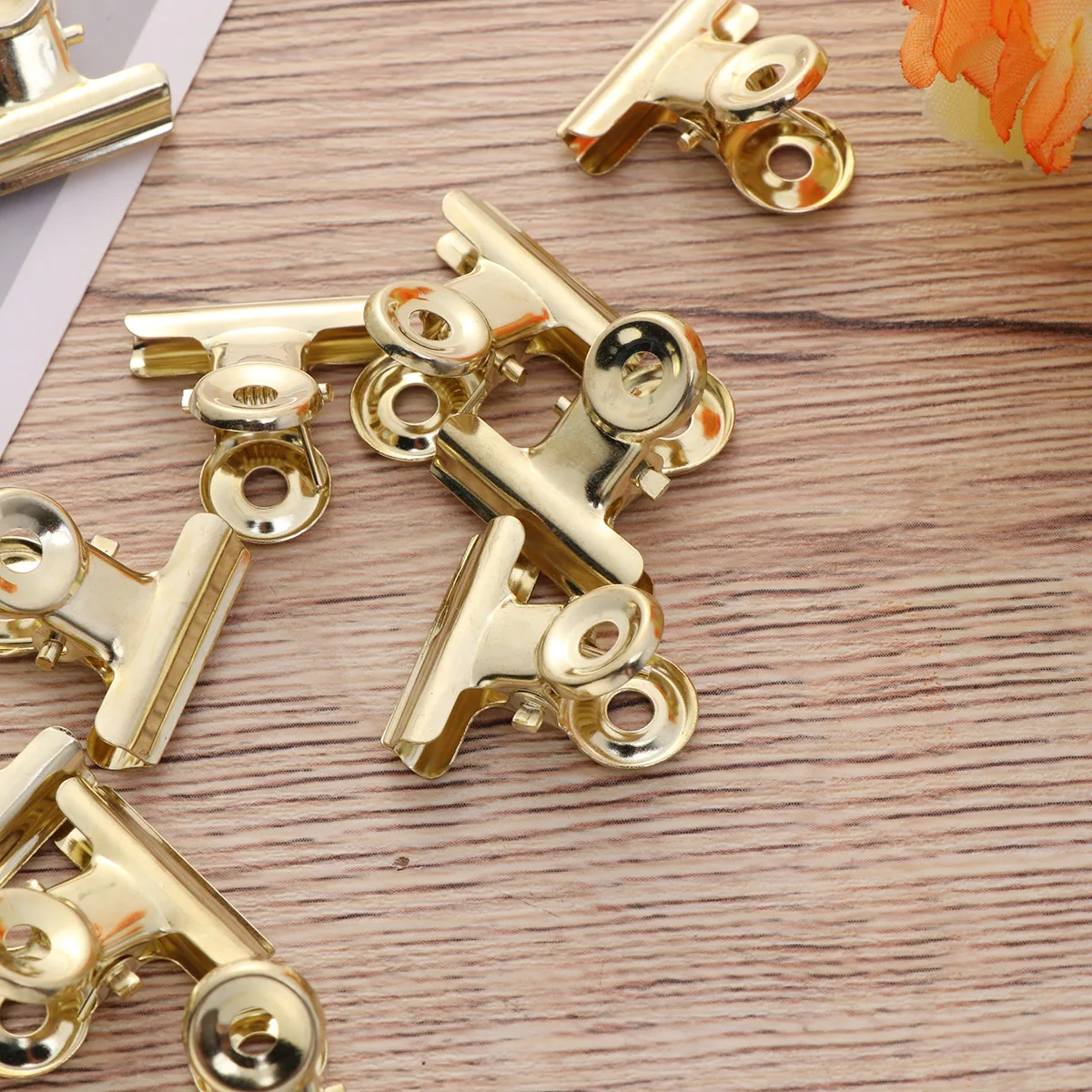 40 Pcs Rose Gold Metal Clip Financial Binder Clips Stainless Steel Office Supplies Daily Paper Stationery
40 Pcs Rose Gold Metal Clip Financial Binder Clips Stainless Steel Office Supplies Daily Paper Stationery