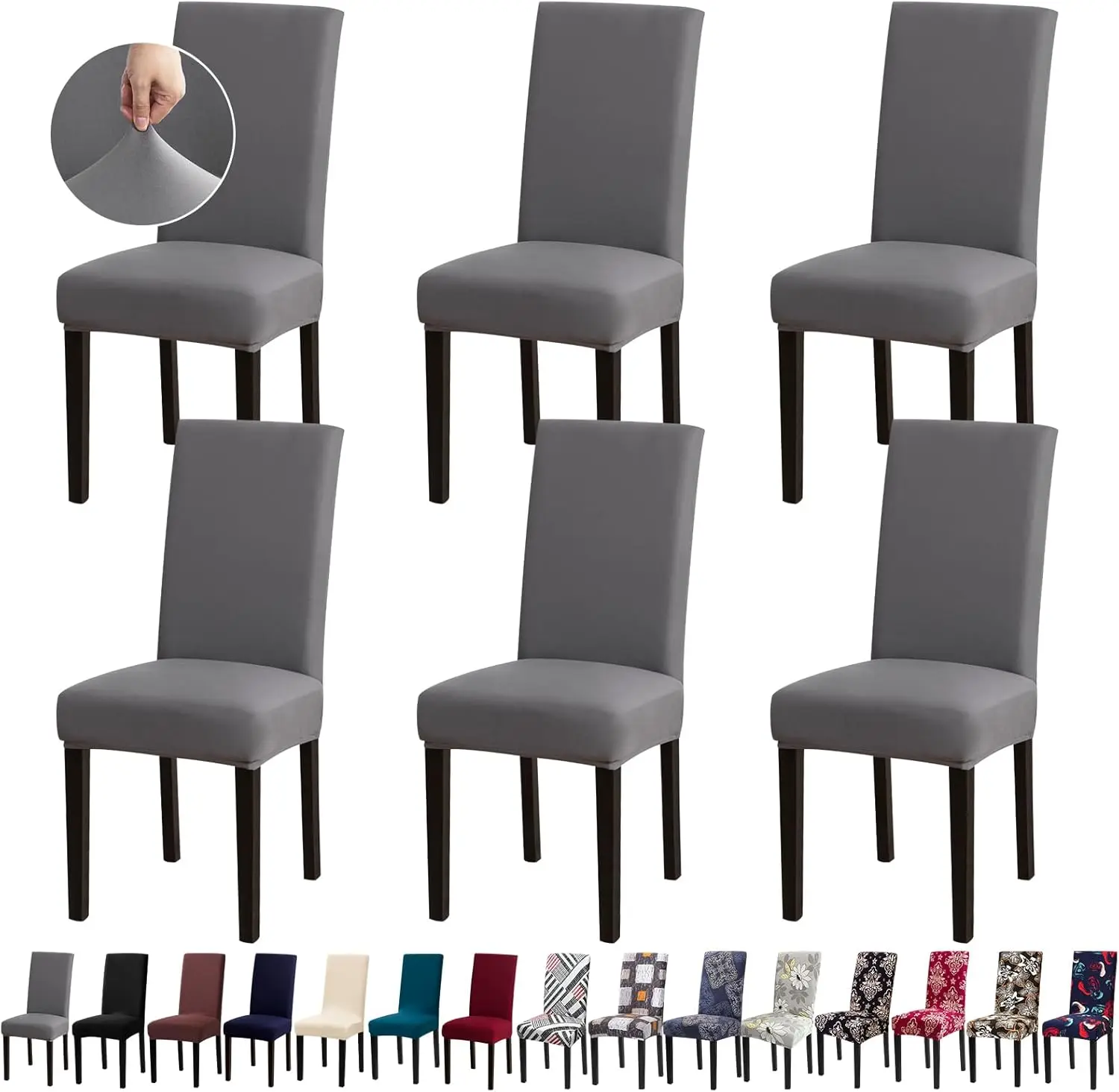 Chair Covers, Stretch Kitchen Dining Room Chair Covers Set Of 6, Removable Washable Dining Chair Slipcovers For Home, Hotel,
Chair Covers, Stretch Kitchen Dining Room Chair Covers Set Of 6, Removable Washable Dining Chair Slipcovers For Home, Hotel,