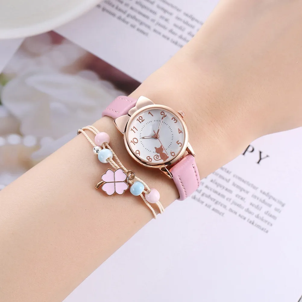 1Set Cat Dial Women Watch Elegant Simple Chic Fashionable Wrist Watch for Women Casual Formal Party Office Gift Skin-Friendly
1Set Cat Dial Women Watch Elegant Simple Chic Fashionable Wrist Watch for Women Casual Formal Party Office Gift Skin-Friendly