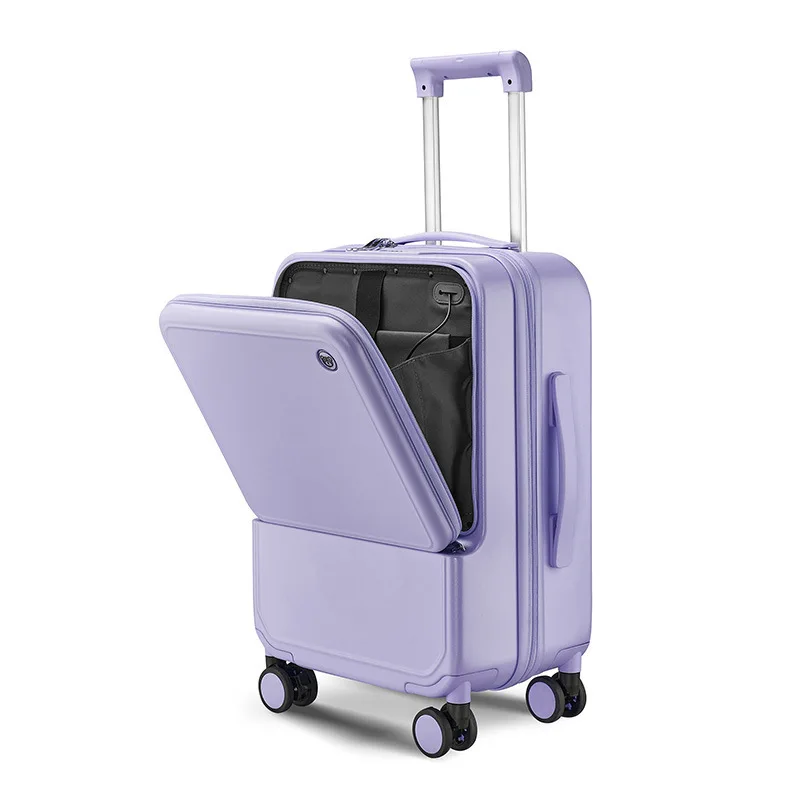 foreign trade suitcase, cup holder double charging port, mobile phone guidance suitcase, front opening trolley case
foreign trade suitcase, cup holder double charging port, mobile phone guidance suitcase, front opening trolley case