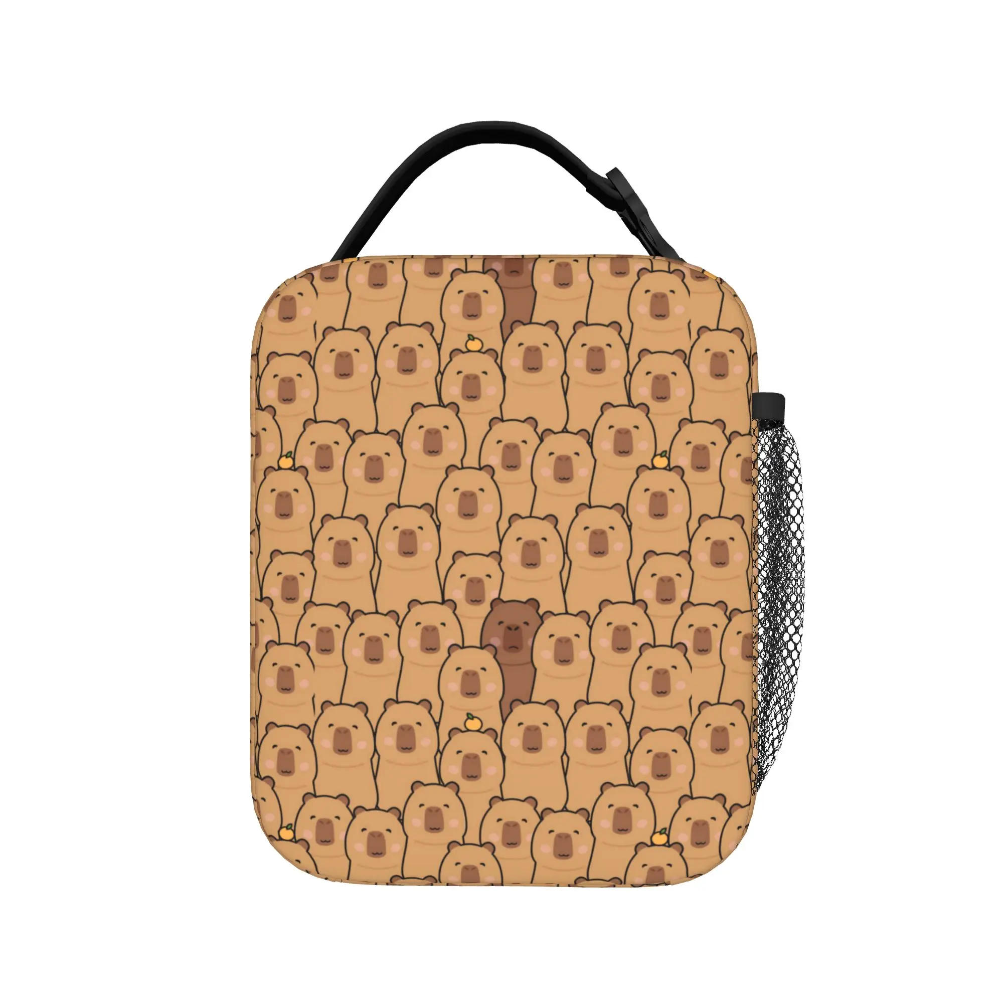 Funny Cute Capybaras With Orange Doodle Lunch Bag Aesthetic Lunch Box Outdoor Portable Thermal Lunch Bags For Unisex Cooler Bag
Funny Cute Capybaras With Orange Doodle Lunch Bag Aesthetic Lunch Box Outdoor Portable Thermal Lunch Bags For Unisex Cooler Bag