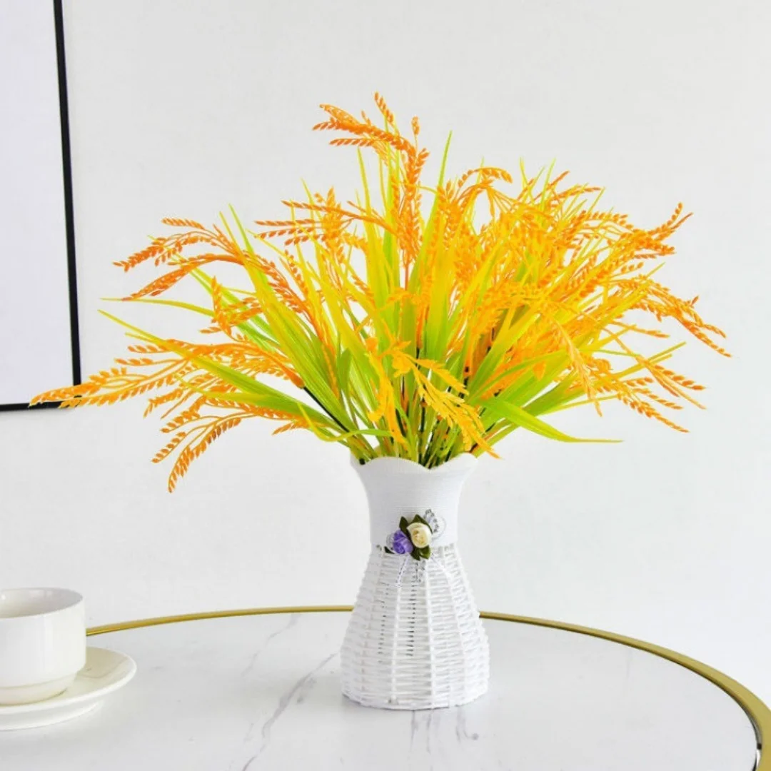 Simulated wheat plant paddy field artificial flowers fake wheat prop table home living room decoration opening ceremony decor
Simulated wheat plant paddy field artificial flowers fake wheat prop table home living room decoration opening ceremony decor