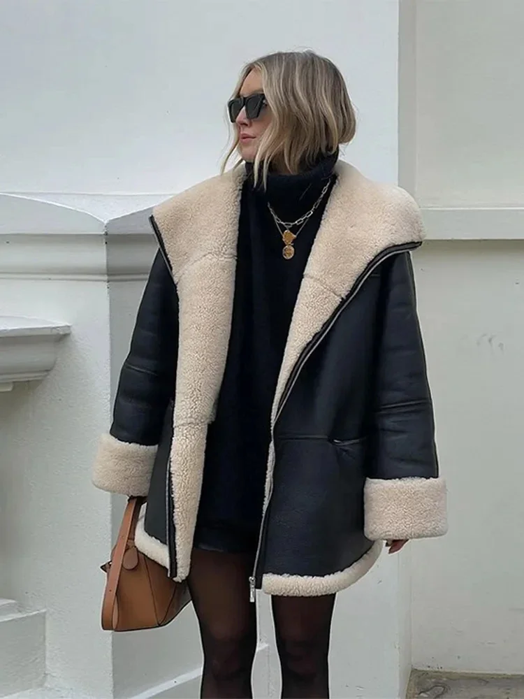 New Fashion Loose Fur Feather Coat Women Winter Stand Collar Long Sleeve Female Coats 2024 Winter Ladies Jackets Warm Streetwear
New Fashion Loose Fur Feather Coat Women Winter Stand Collar Long Sleeve Female Coats 2024 Winter Ladies Jackets Warm Streetwear