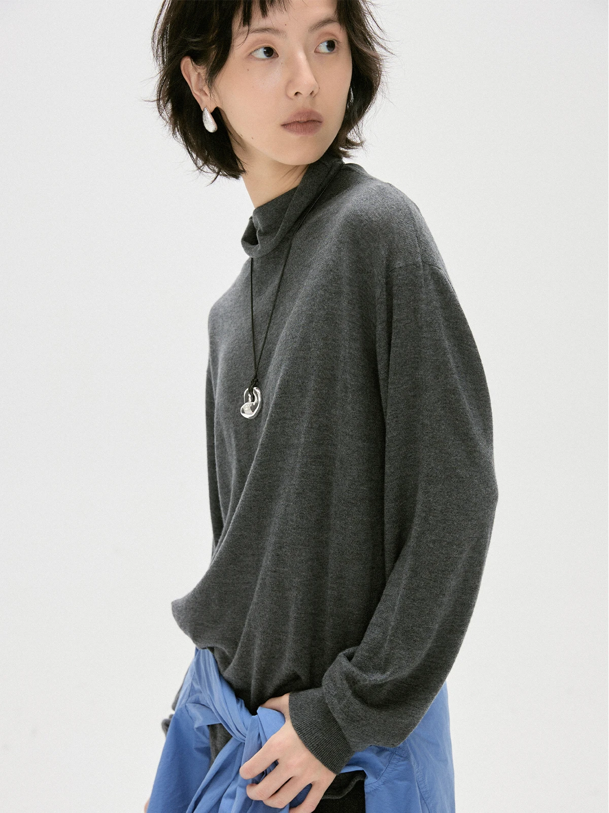 Moofeel Шерстяной трикотаж Lazy Ne Свитер Повседневный свободный крой Длинный све круглый Ne Цельный зимний модный женский базовый слой
Moofeel Шерстяной трикотаж Lazy Ne Свитер Повседневный свободный крой Длинный све круглый Ne Цельный зимний модный женский базовый слой