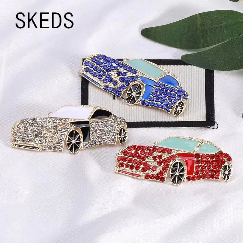SKEDS Fashion Women Luxury Crystal Enamel Racing Car Brooches Pins Rhinestone Creative Brooch Badges For Lady Accessories Gift
SKEDS Fashion Women Luxury Crystal Enamel Racing Car Brooches Pins Rhinestone Creative Brooch Badges For Lady Accessories Gift