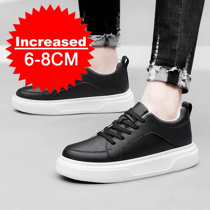 Мужские кроссовки из натуральной кожи для активного отдыха, увеличивающие рост, невидимые, дышащие, на 6/8 см, повседневные модные кроссовки
Мужские кроссовки из натуральной кожи для активного отдыха, увеличивающие рост, невидимые, дышащие, на 6/8 см, повседневные модные кроссовки