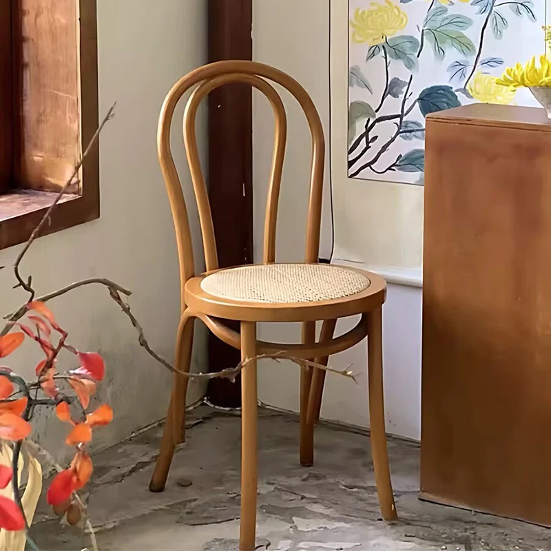 Vintage Rattan Dining Chair Solid Wood Curved Backrest Chair Home Kitchen Living Room Restaurant Cafe Accent Leisure Side Chair
Vintage Rattan Dining Chair Solid Wood Curved Backrest Chair Home Kitchen Living Room Restaurant Cafe Accent Leisure Side Chair
