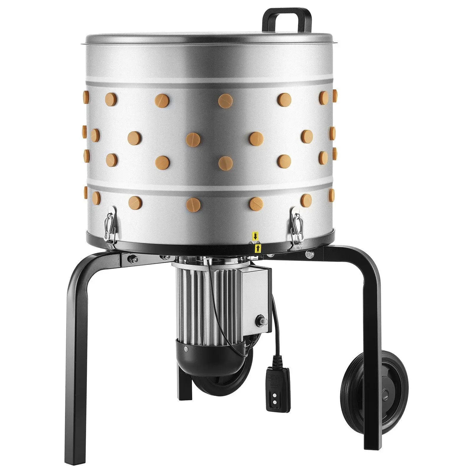 Chicken Plucker Machine, 19.7 in Drum, 750W & 275RPM Electric Chicken Plucking Machine with 98 Soft Fingers & Transport Wheels,
Chicken Plucker Machine, 19.7 in Drum, 750W & 275RPM Electric Chicken Plucking Machine with 98 Soft Fingers & Transport Wheels,