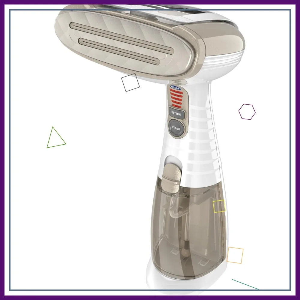 1875W Handheld Garment Steamer, Portable Fabric Steamer with Strong Penetrating Steam, White/Champagne
1875W Handheld Garment Steamer, Portable Fabric Steamer with Strong Penetrating Steam, White/Champagne