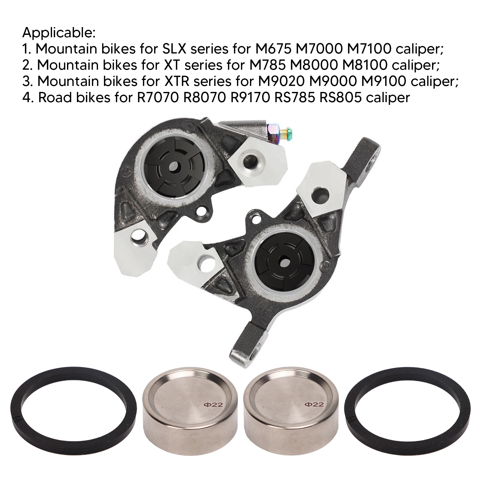Bike Brake Caliper Piston Polished Compact Titanium Alloy Bike Brake Caliper Piston High Strength for Road
Bike Brake Caliper Piston Polished Compact Titanium Alloy Bike Brake Caliper Piston High Strength for Road