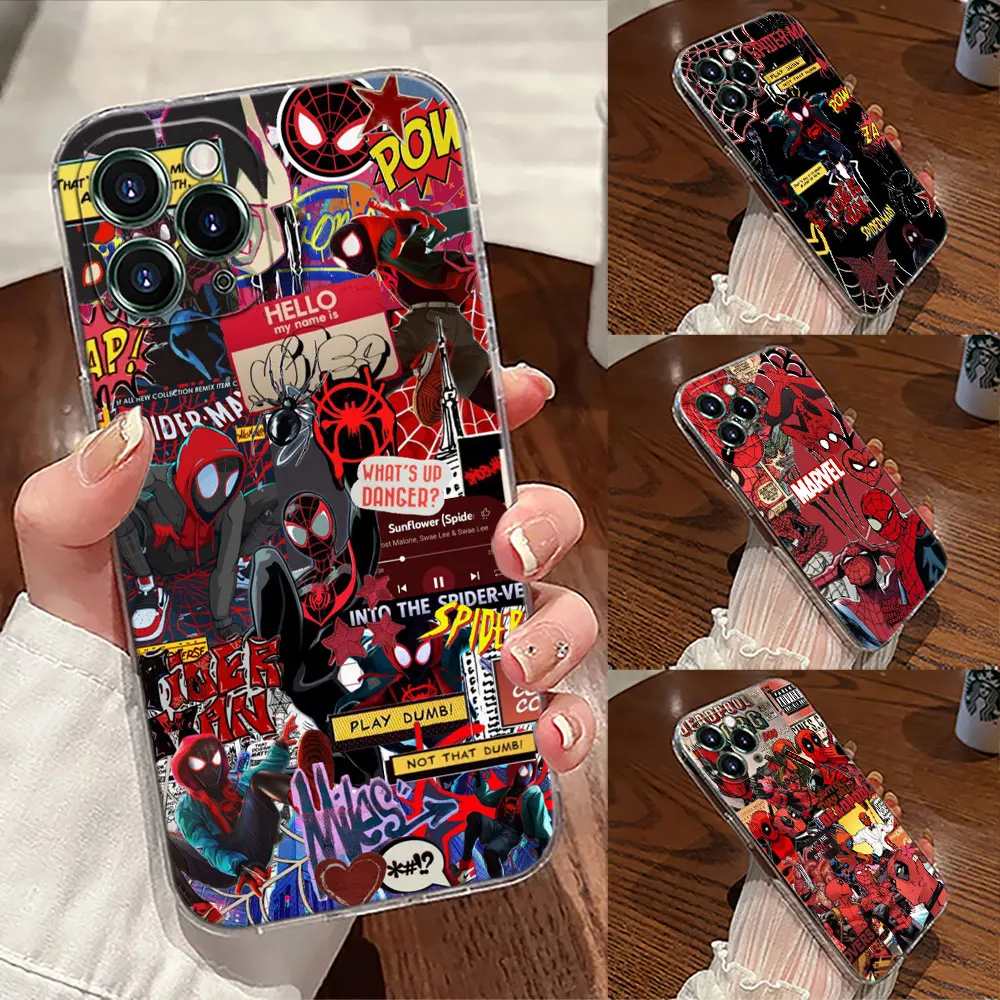 Marvel Comics Spiderman Deadpool Phone Case For iPhone 17 Pro Max 17E 11 12 13 14 15 16 Pro Max Plus 17 Air 16E 7 XS Soft Cover
Marvel Comics Spiderman Deadpool Phone Case For iPhone 17 Pro Max 17E 11 12 13 14 15 16 Pro Max Plus 17 Air 16E 7 XS Soft Cover