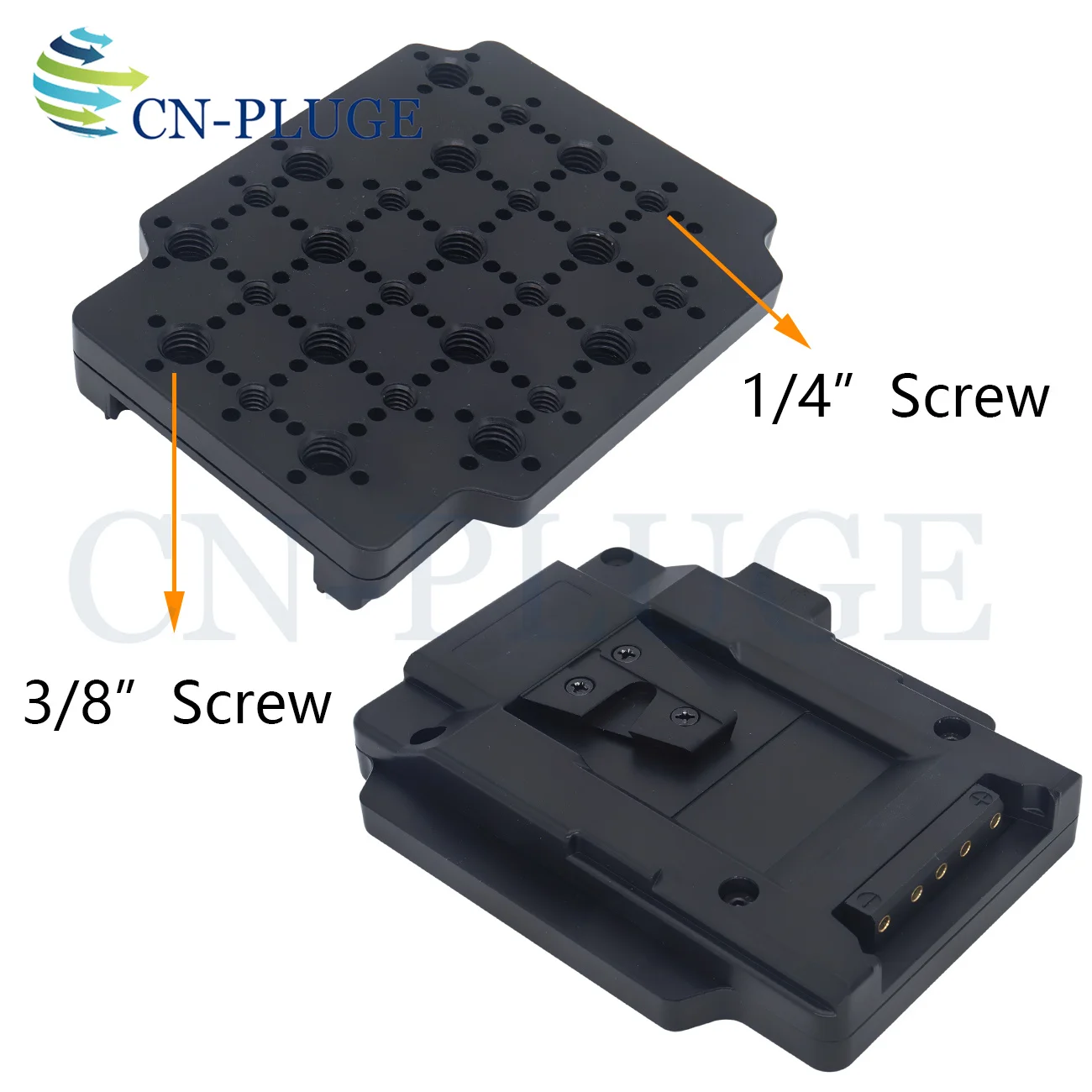 V-Mount Battery to Expansion Board Accessory With 1/4" and 3/8"Screw Holes,For RED/SONY/CANON/DJI Camera
V-Mount Battery to Expansion Board Accessory With 1/4" and 3/8"Screw Holes,For RED/SONY/CANON/DJI Camera
