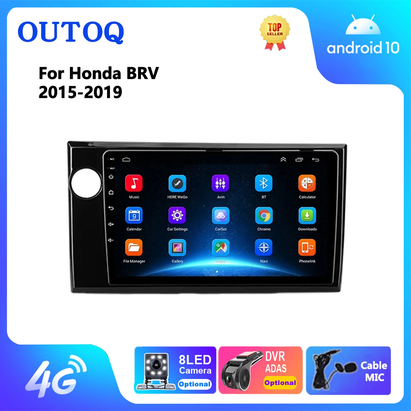 For Honda BRV LHD RHD 2015 - 2019 Car Radio Multimedia Player Navigation GPS Android 13 Audio Carplay 9inch QLED Screen BT DVD
For Honda BRV LHD RHD 2015 - 2019 Car Radio Multimedia Player Navigation GPS Android 13 Audio Carplay 9inch QLED Screen BT DVD