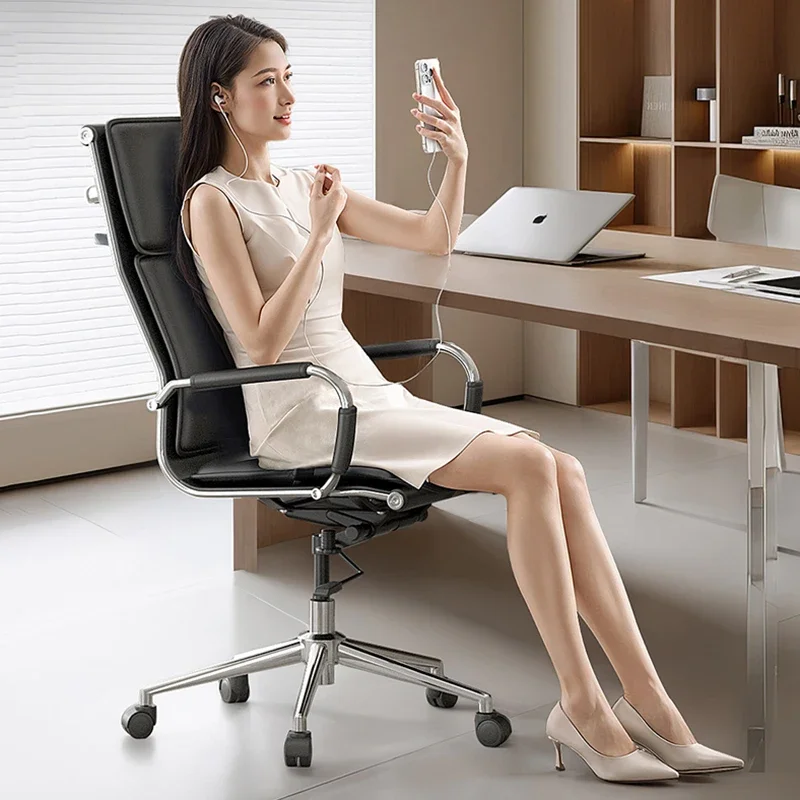 Backrest Wheels Office Chair Playseat Study Mobile Comfortable Office Chair Bedroom Reading Luxury Muebles Trendy Furniture
Backrest Wheels Office Chair Playseat Study Mobile Comfortable Office Chair Bedroom Reading Luxury Muebles Trendy Furniture