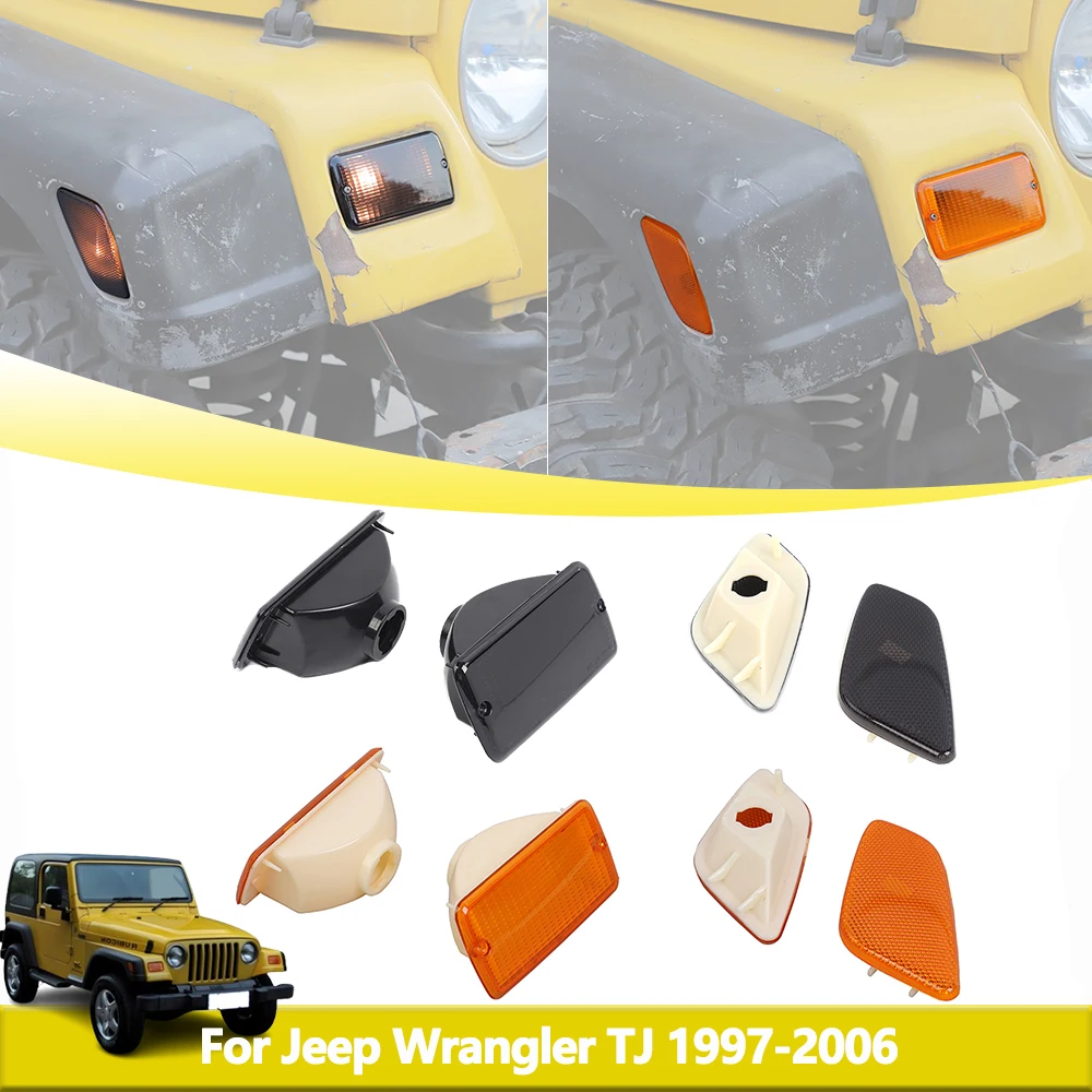 Front Bumper Lights Turn Signals Fender Side Marked Lamp for Jeep Wrangler TJ 1997 1998-2006 Replacement Parts Cars Accessories
Front Bumper Lights Turn Signals Fender Side Marked Lamp for Jeep Wrangler TJ 1997 1998-2006 Replacement Parts Cars Accessories