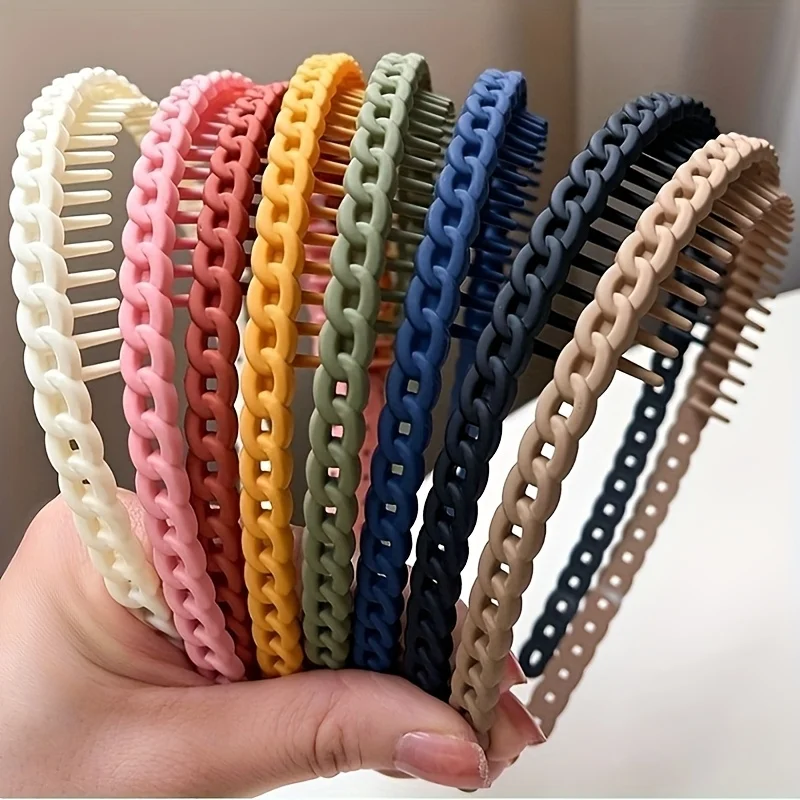 2-Pack of Random Color Solid Color Hairbands, High-End Pressure-Resistant Hairbands, Hair Clips, Hair Accessories, Non-Slip Headbands with Teeth, Heart-Shaped Headbands for Outings
2-Pack of Random Color Solid Color Hairbands, High-End Pressure-Resistant Hairbands, Hair Clips, Hair Accessories, Non-Slip Headbands with Teeth, Heart-Shaped Headbands for Outings