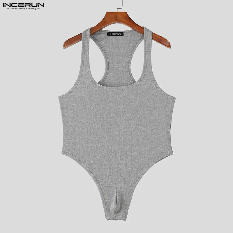 INCERUN Men Bodysuits Solid Color O-neck Sleeveless Knitted Rompers Men Playsuits Cozy Sexy Summer 2026 Fashion Male Bodysuit
INCERUN Men Bodysuits Solid Color O-neck Sleeveless Knitted Rompers Men Playsuits Cozy Sexy Summer 2026 Fashion Male Bodysuit