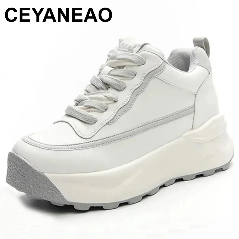 8cm new High Brand Natural Cow Genuine Comfy Casual Shoes Ladies Vulcanize Leather Women Platform Chunky Sneakers Loafers
8cm new High Brand Natural Cow Genuine Comfy Casual Shoes Ladies Vulcanize Leather Women Platform Chunky Sneakers Loafers